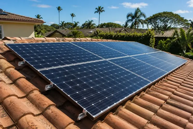 Installation de panneaux solaires à Herrère